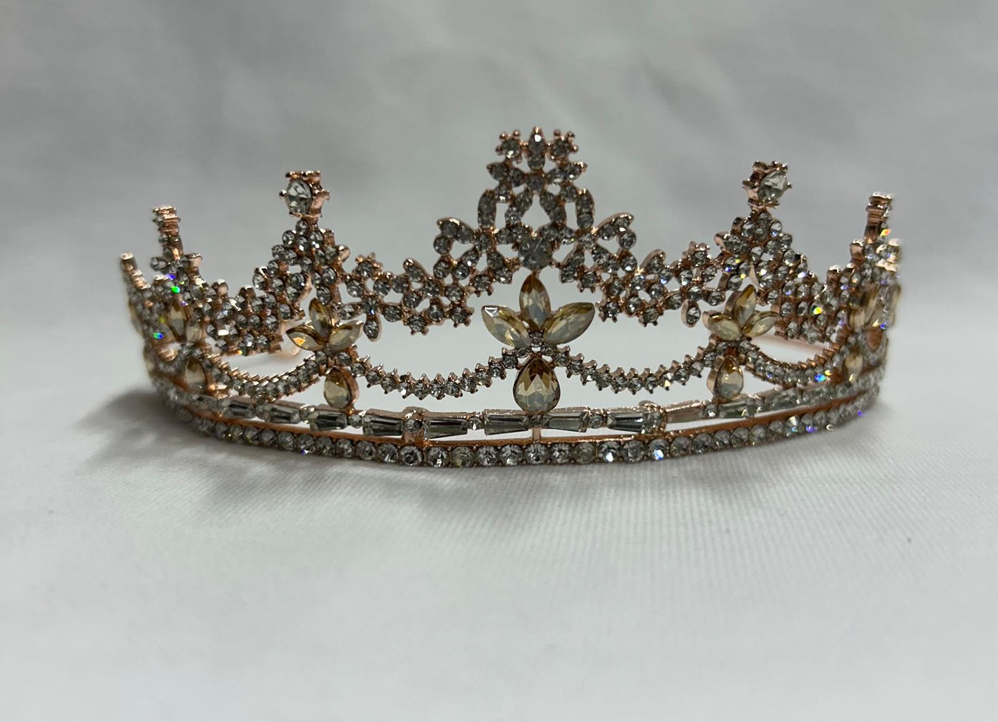 Corona Metalica para quinceanera con piedra