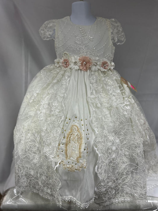 batita para nina para cermonia de bautizo